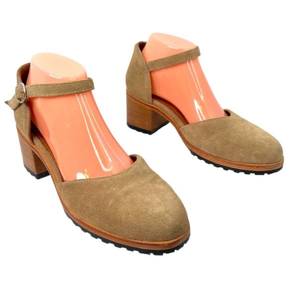 Portland Leather Goods PATINA Mary Jane Shoes in Beige Women's Size EU 40 = US 9 - Picture 2 of 14